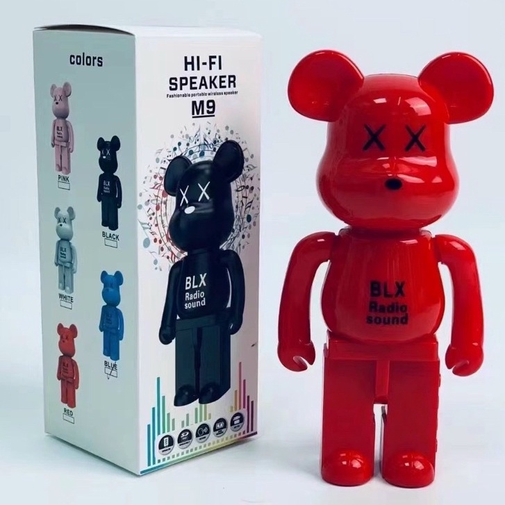 Loa Gấu Bluetooth Bearbrick M9 Cực Đẹp - Tặng Kèm Dây Sạc - Bảo Hành 6 tháng lỗi 1 đổi 1