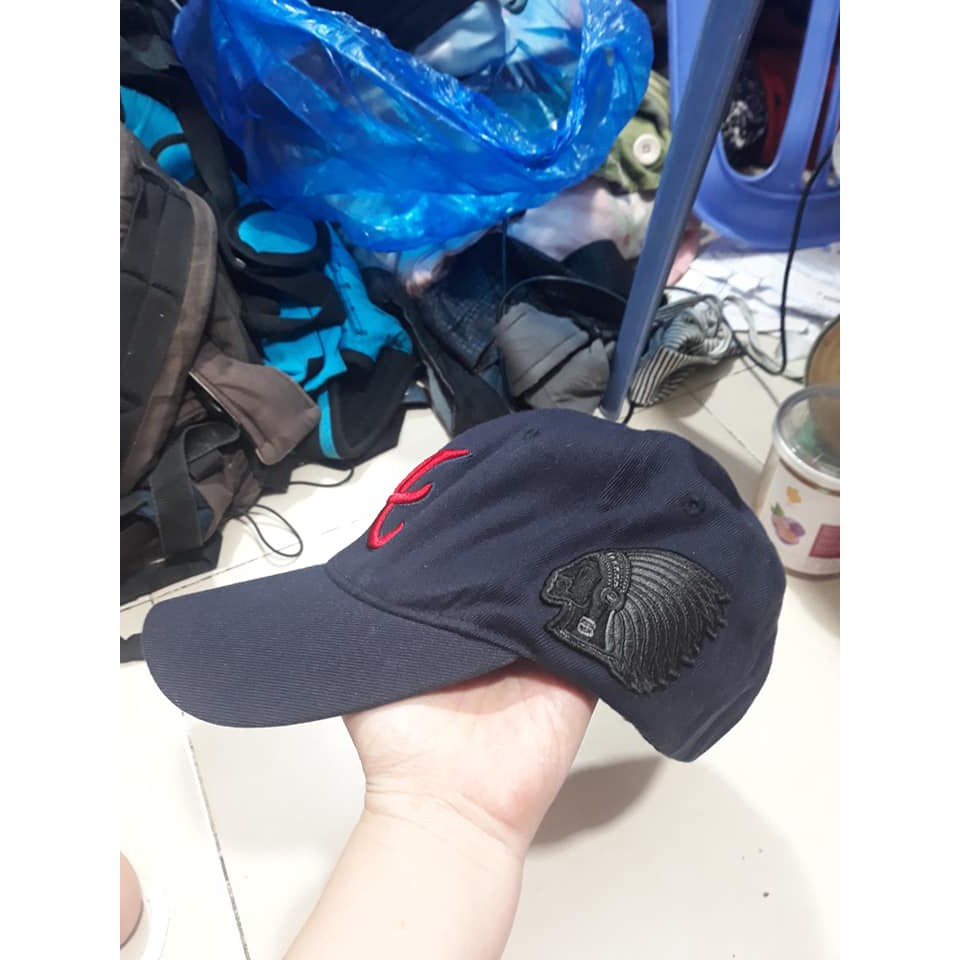 Nón kết xanh đen chữ A đỏ ms13