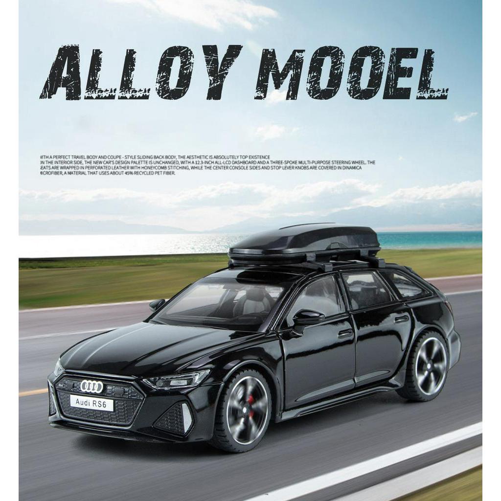 1:32 audi rs6 quattro station wagon hợp kim diecasts & xe đồ chơi mô hình ô tô âm thanh và ánh sáng đồ chơi ô tô cho trẻ em quà tặng