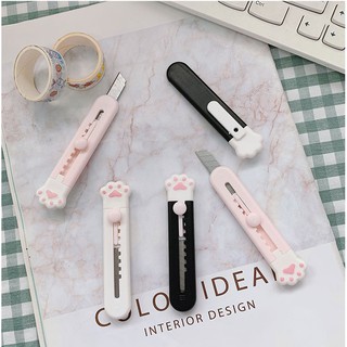 DAO RỌC GIẤY MINI HÌNH CHÂN MÈO
