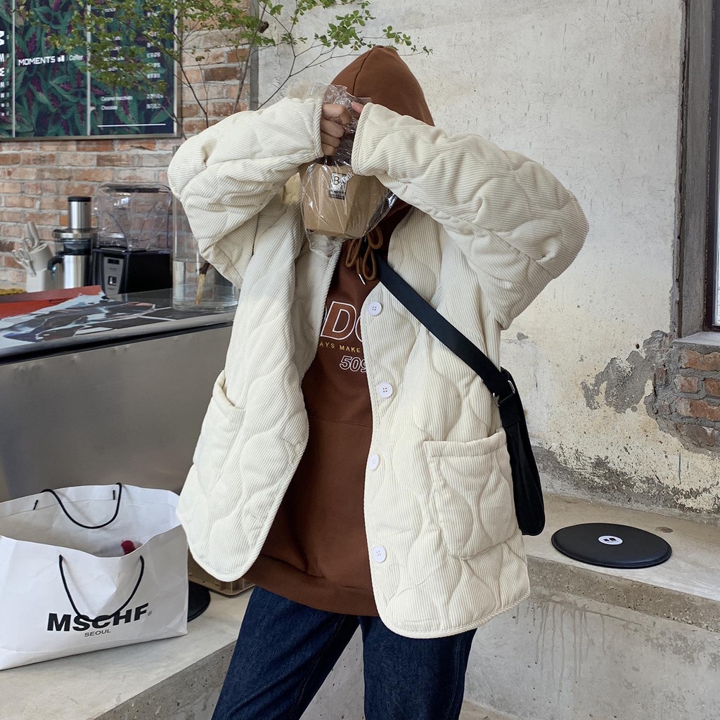 Áo khoác dáng rộng phong cách thời trang hàn quốc