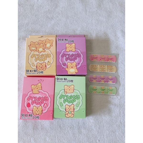 Hộp 20 miếng băng keo cá nhân urgo dán vết thương mẫu hoạt hình cute ảnh chụp thật