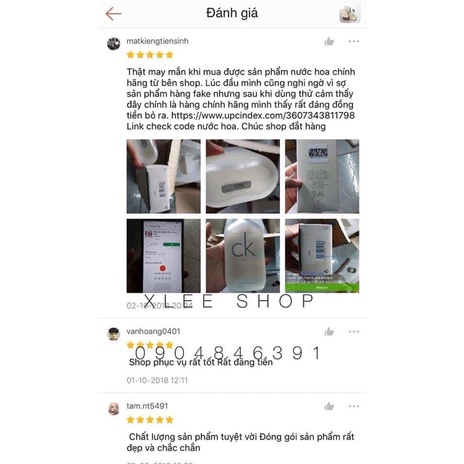 Nước hoa chính hãng Calvin Klein CK One 200ml xách tay | Thế Giới Skin Care