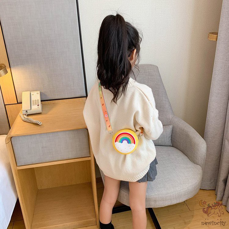 Túi đeo chéo tạo hình bánh Donut đáng yêu dành cho em bé