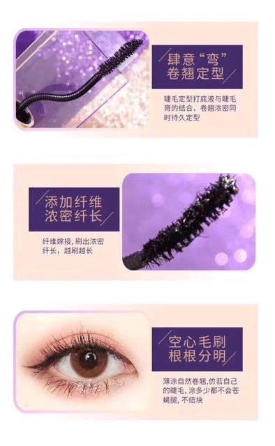 Sale 38% Mascara Dày Mi Không Lem