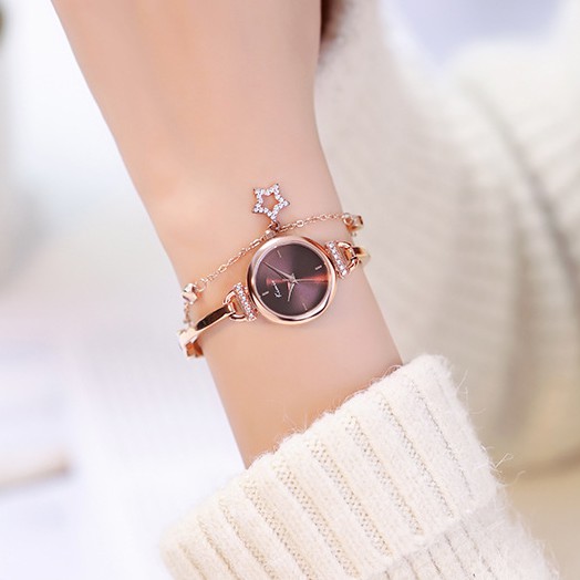 Đồng hồ nữ Kimio 6400 dây kèm lắc hàng chính hãng