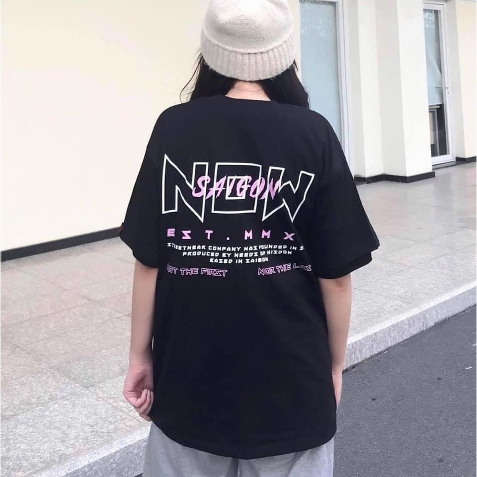 [LOCAL BRAND] Áo thun nowsaigon I&O Tee Basic tay lỡ form rộng vải Cotton thoáng mát cao cấp - Thời trang nam nữ Unisex | BigBuy360 - bigbuy360.vn