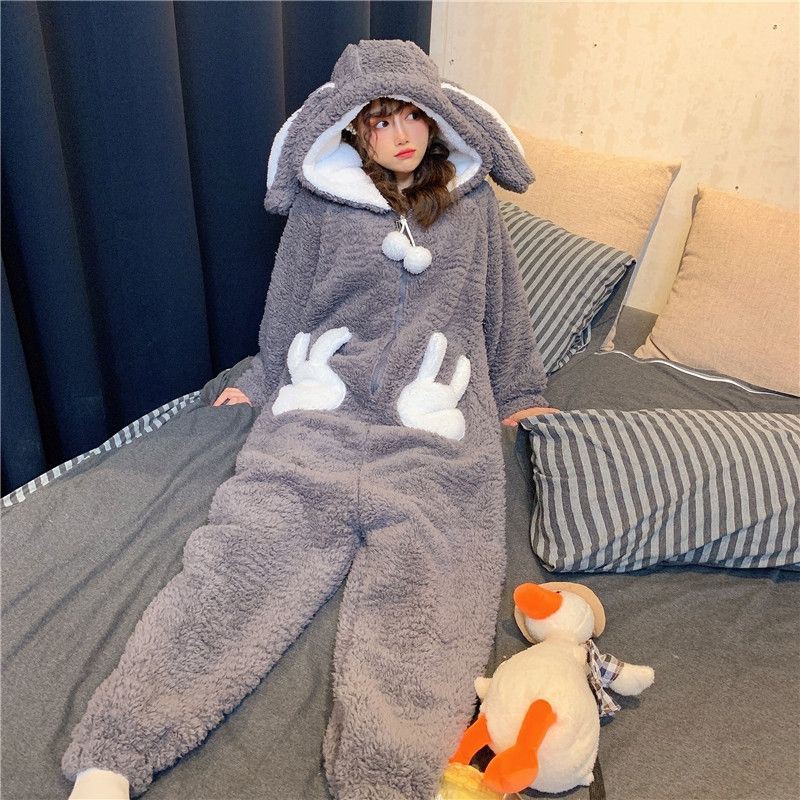 ORDER_Đồ Ngủ Thỏ Xám Ulzzang_N48