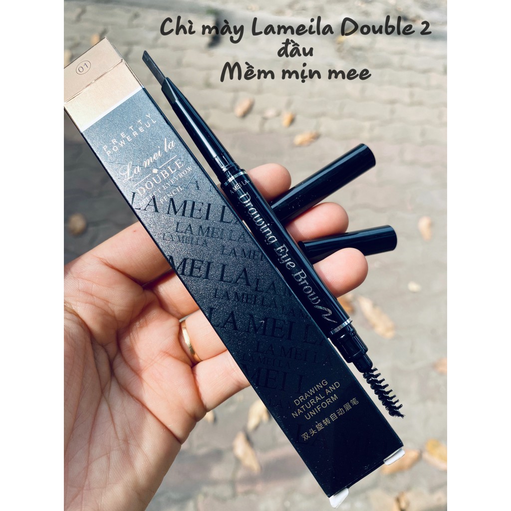Chì Kẻ Mày 2 đầu Lameila Double Effect nội địa chính hãng sỉ tốt - GIÁ RẺ 09 | BigBuy360 - bigbuy360.vn