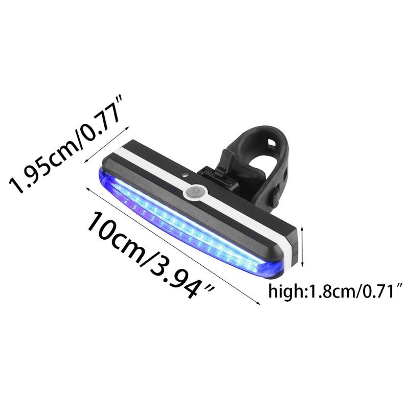 Đèn Led Phía Sau Xe Đạp Sạc Usb Siêu Sáng