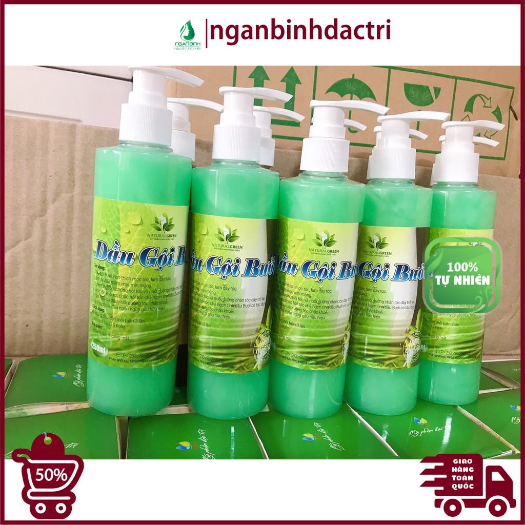 (250ml) Dầu Gội Đầu Hương Bưởi kích thích mọc tóc dài, dày, chắc khỏe.