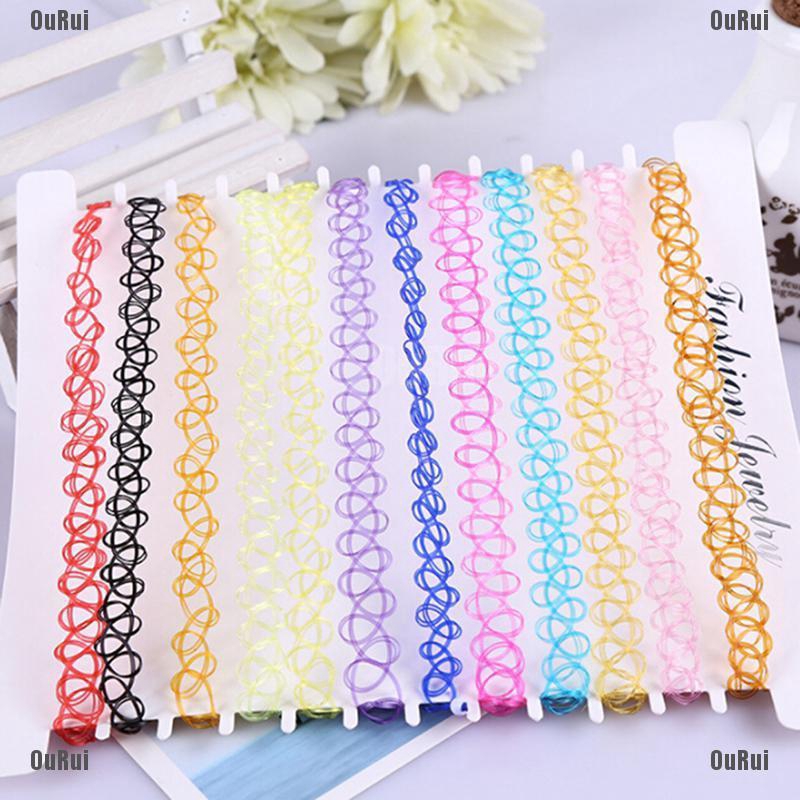 Set 12 Vòng Cổ choker Thanh Lịch Cổ Điển Cho Nữ