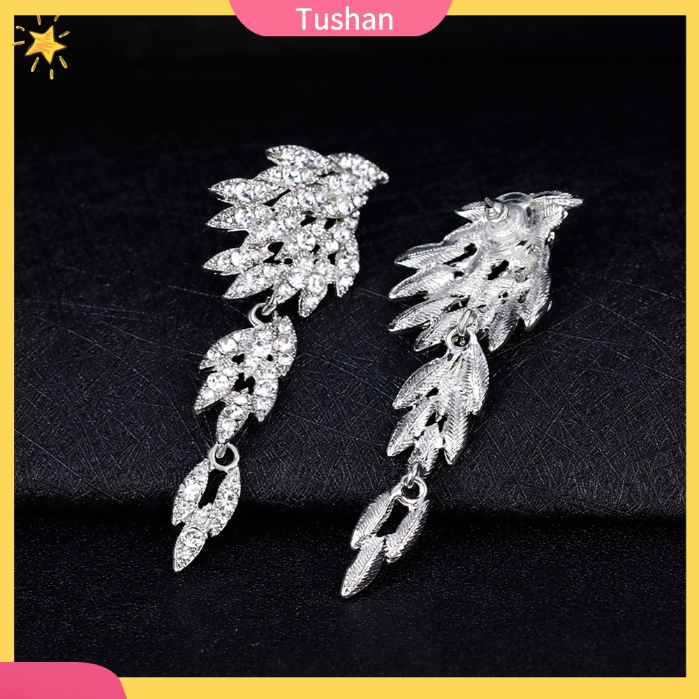 Khuyên Tai Dáng Dài Đính Đá Toàn Diện Thanh Lịch Cho Nữ