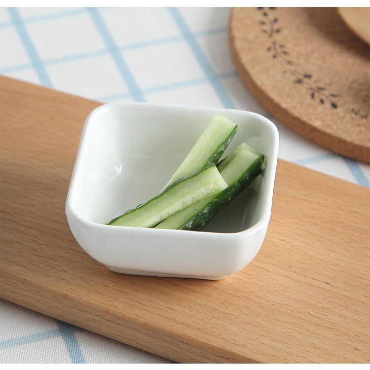 Bát ăn dặm sứ trắng  - Nhiều hình