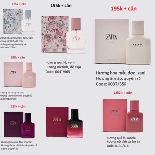 Nước hoa zara