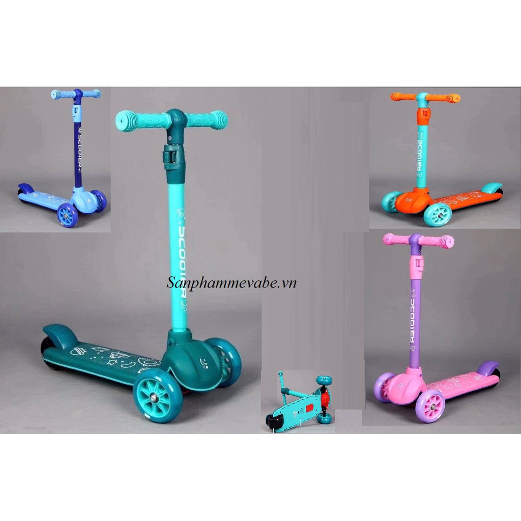 Xe trượt Scooter 3 bánh phát sáng