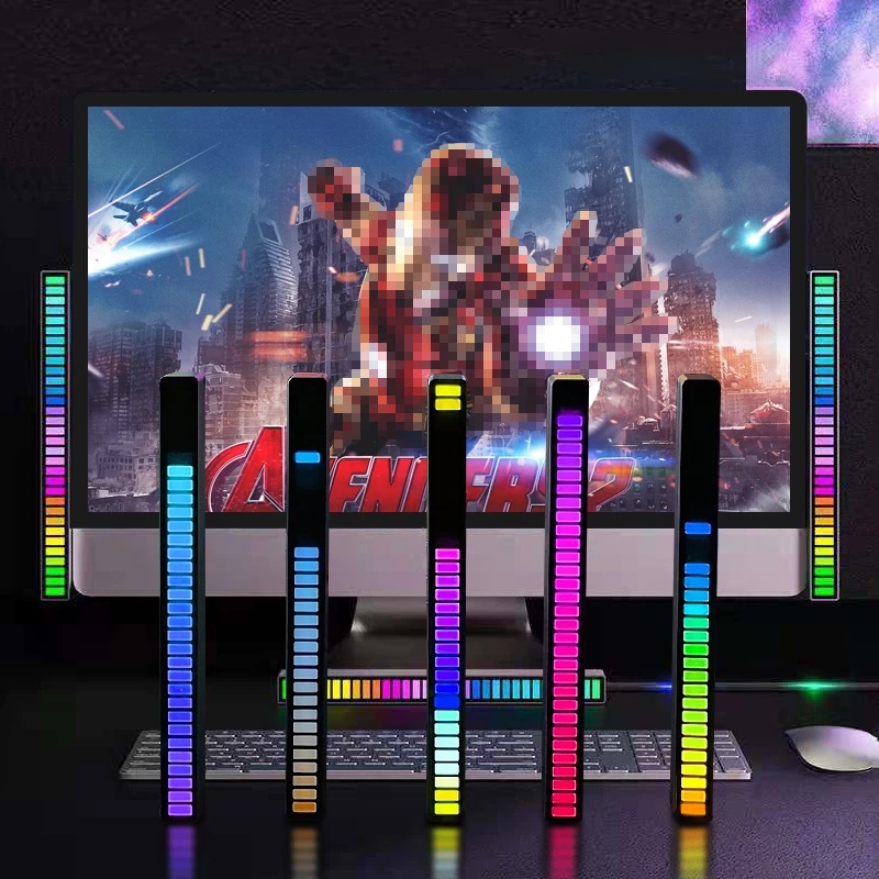 Thanh Đèn Led RGB Tạo Hiệu Ứng Âm Thanh Thân Thiện Với Môi Trường