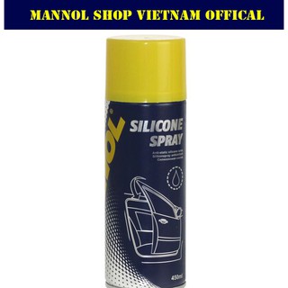 Mannol Silicone Spray 9953 Xịt silicone bảo vệ , làm bóng nội thất chai 400ml