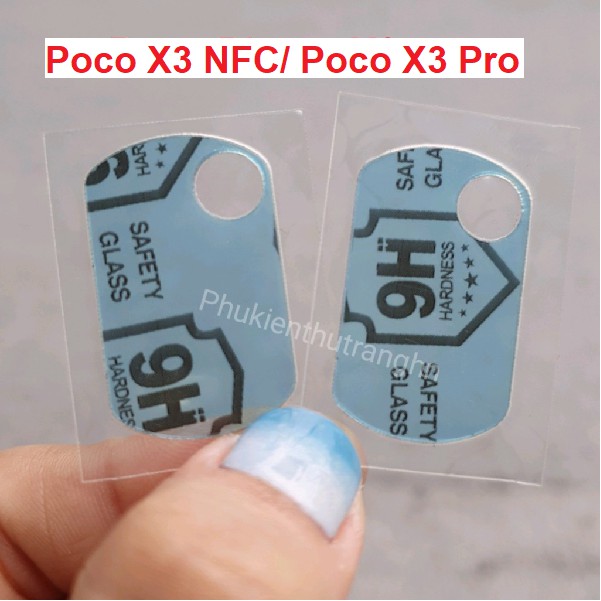 Combo Poco X3 NFC/ Poco X3 Pro kính cường lực full màn hình + dán bảo vệ camera chống xước chống bụi bẩn