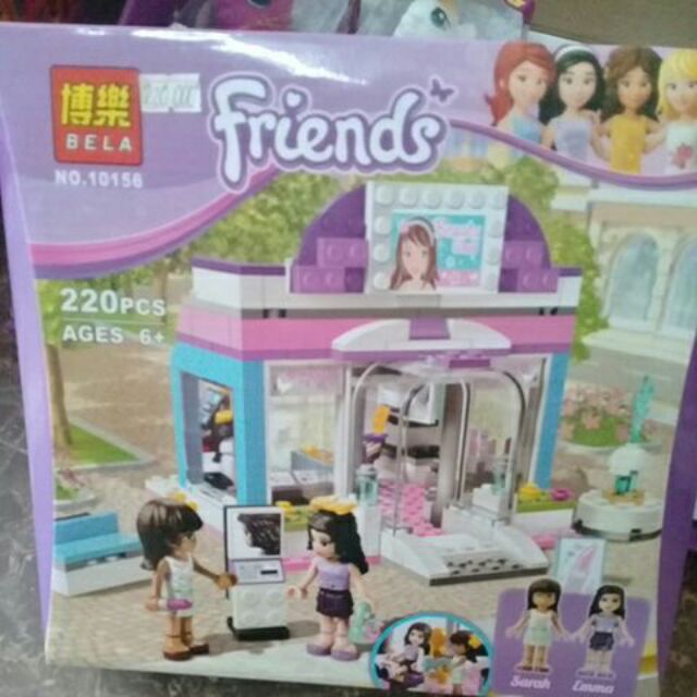 Lego friend 10156. 220 khối. Lego tiệm làm đẹp Beauty Shop.