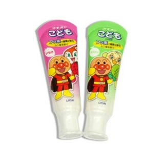 [NHẬT BẢN] Kem đánh răng trẻ em Lion - không sợ bé nuốt nhầm