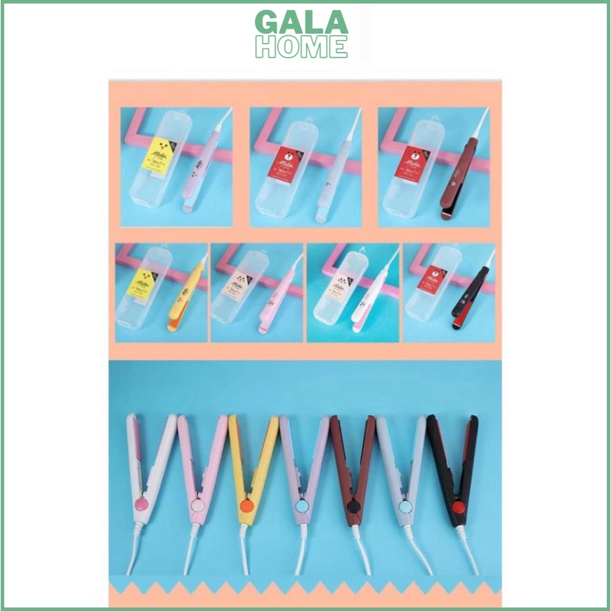 Máy uốn tóc mini Máy làm tóc mini hình thú cute nhỏ gọn tiện lợi GALA HOME