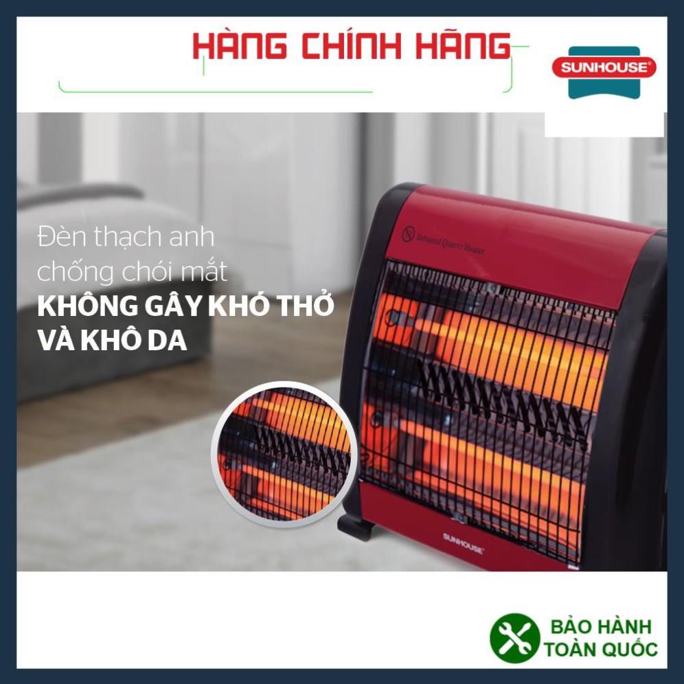 Đèn sưởi 2 bóng Sunhouse SHD7013, Máy sưởi sunhouse SHD7013, tốc độ làm ấm nhanh, tỏa nhiệt đều.