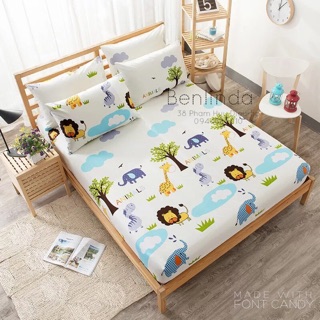 Set ga gối cotton lụa