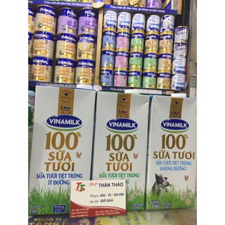 Sữa Tươi tiệt trùng 100% Vinamilk 1 Lít