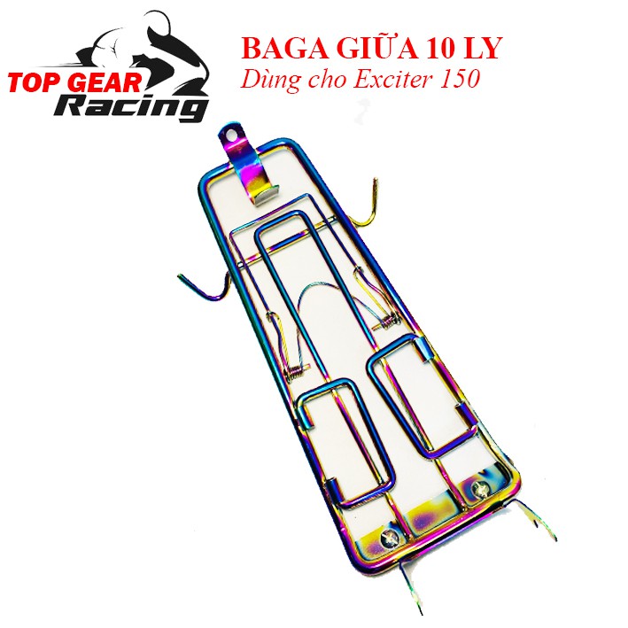 BAGA THÉP 10 LY EXCITER 150 - Lượn giữa trước Ex150 titan 7 màu
