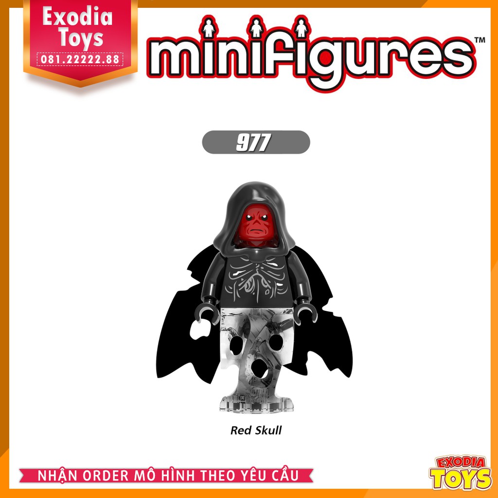 Xếp hình minifigure Marvel Avengers Biệt đội siêu anh hùng - Đồ Chơi Lắp Ghép Sáng Tạo - X0221