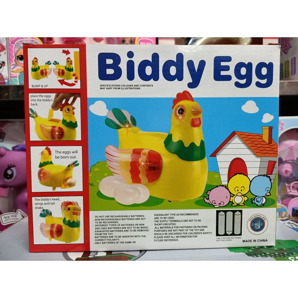 🐓 Đồ Chơi Con Gà Đẻ Trứng Lắp Pin Đi Được Có Đèn Và Nhạc 20215