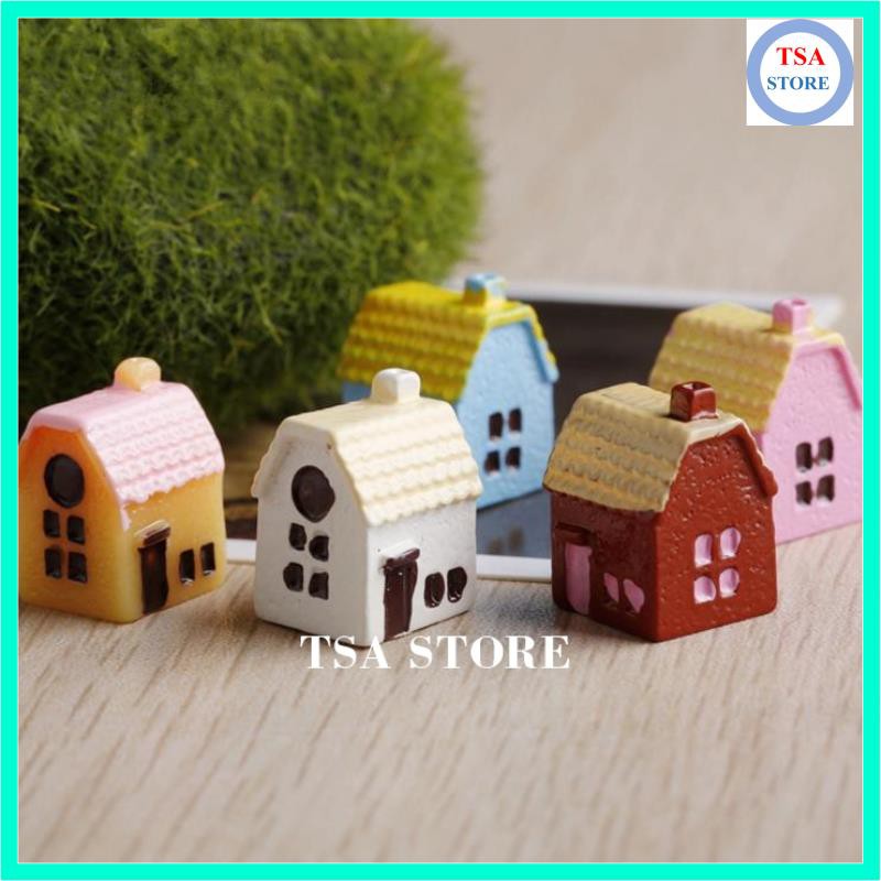 Phụ kiện tiểu cảnh terrarium Nhà mái vòm trang trí tiểu cảnh/chậu cây mini/hồ cá/bonsai/hòn non bộ/sen đá/xương rồng