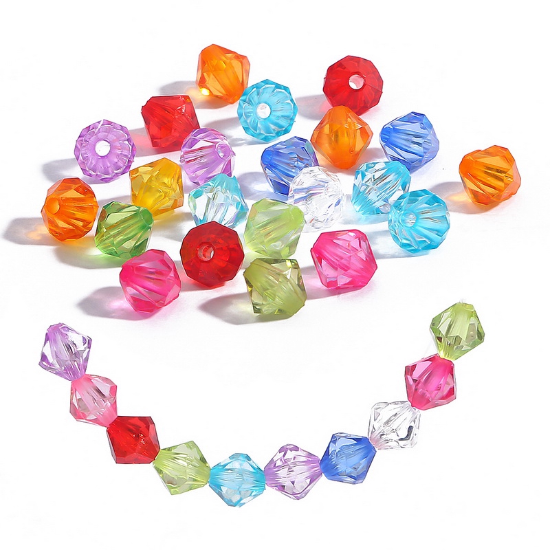 Hạt acrylic pha lê dùng làm đồ trang sức thủ công 4-10mm