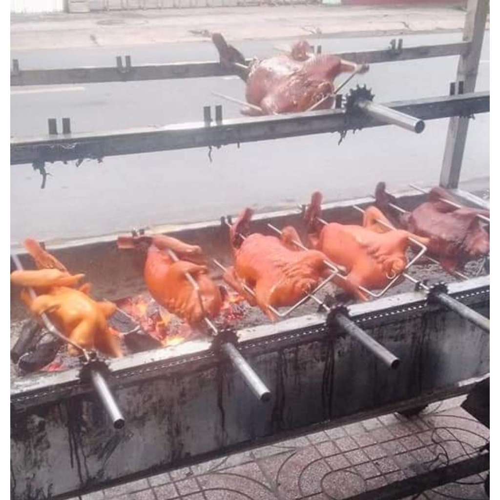 Xiên nướng gà vịt cho lò quay dịch vụ/ Xiên 3 cạnh nướng gà vịt/ Xiên 3 chạc