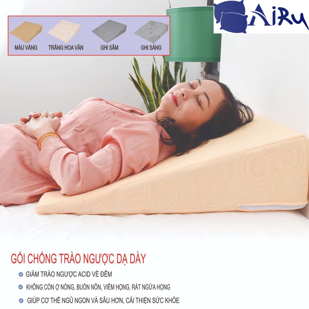 Gối chống trào ngược dạ dày người lớn AIRU-Chống trào ngược acid - B.sỹ khuyên dùng