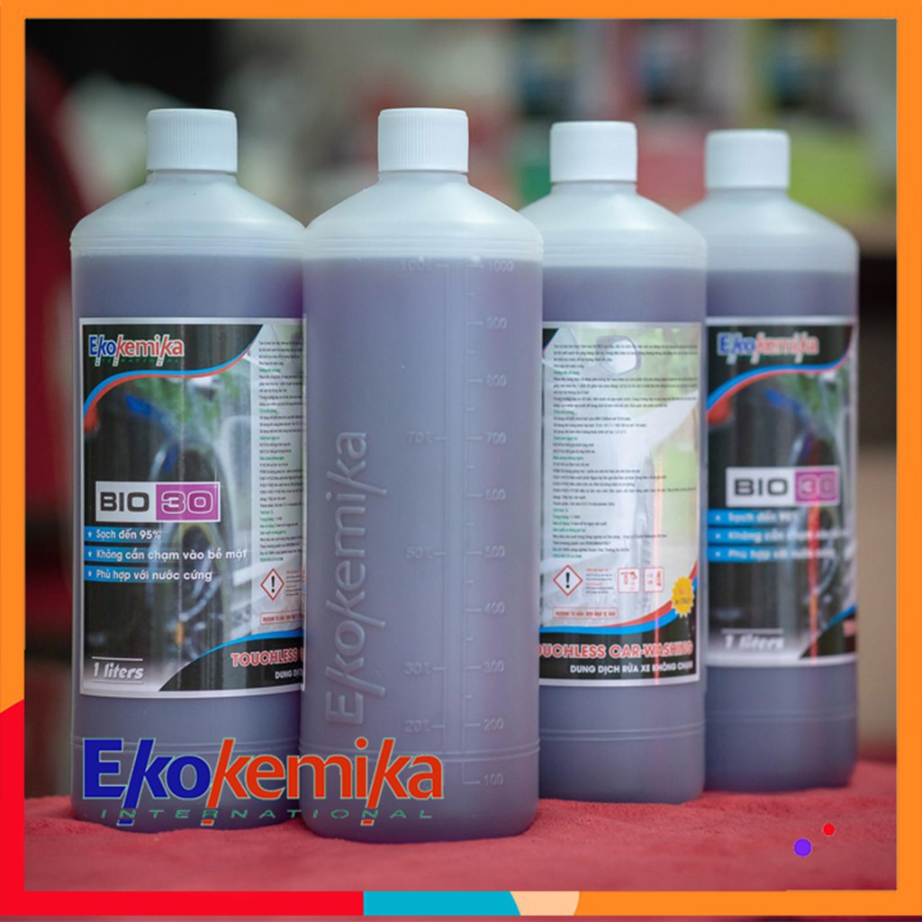 Dung dịch rửa xe không chạm EKOKEMIKA BIO 30 -1L TẶNG 1 KHĂN LAU ĐA NĂNG