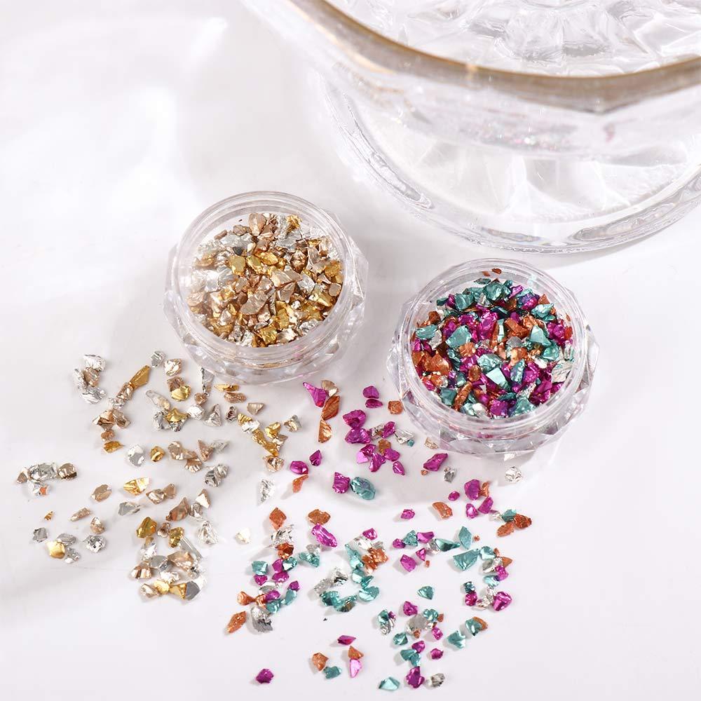 Phụ Kiện Trang Trí Móng Tay Xinh Xắn Chất Lượng|Đá 3D Nhiều Màu Trang Trí Móng Tay Charms