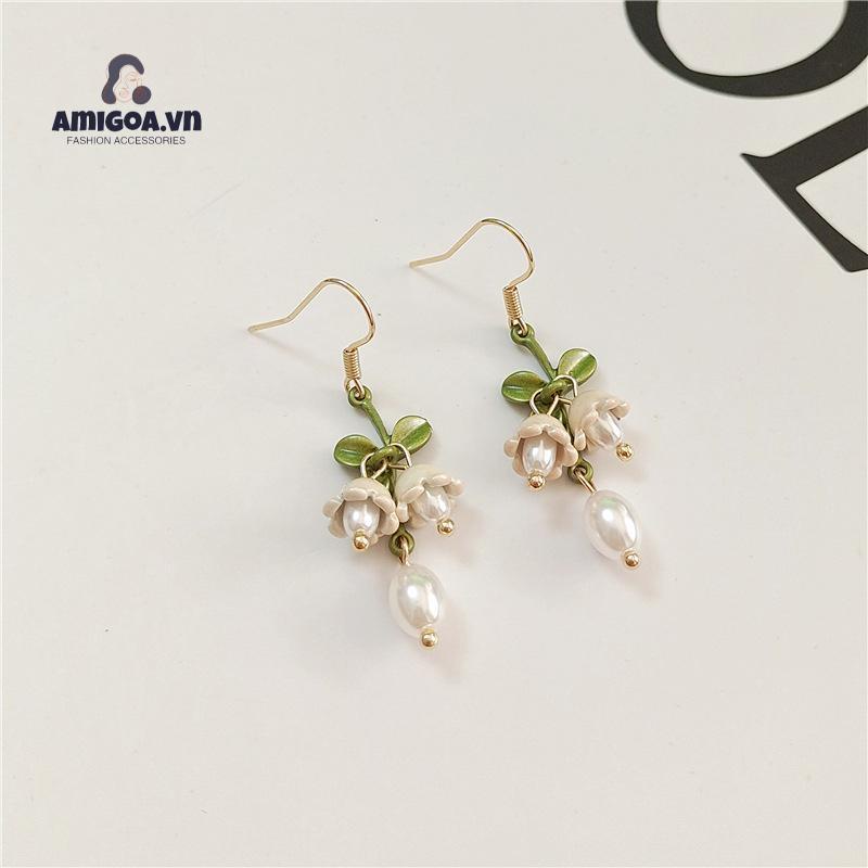✨✨Bông Tai Đính Ngọc Trai Nhân Tạo Thời Trang Mùa Xuân Cho Nữ