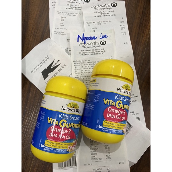 Nw Gummies DHA omega3 fish oil 60v