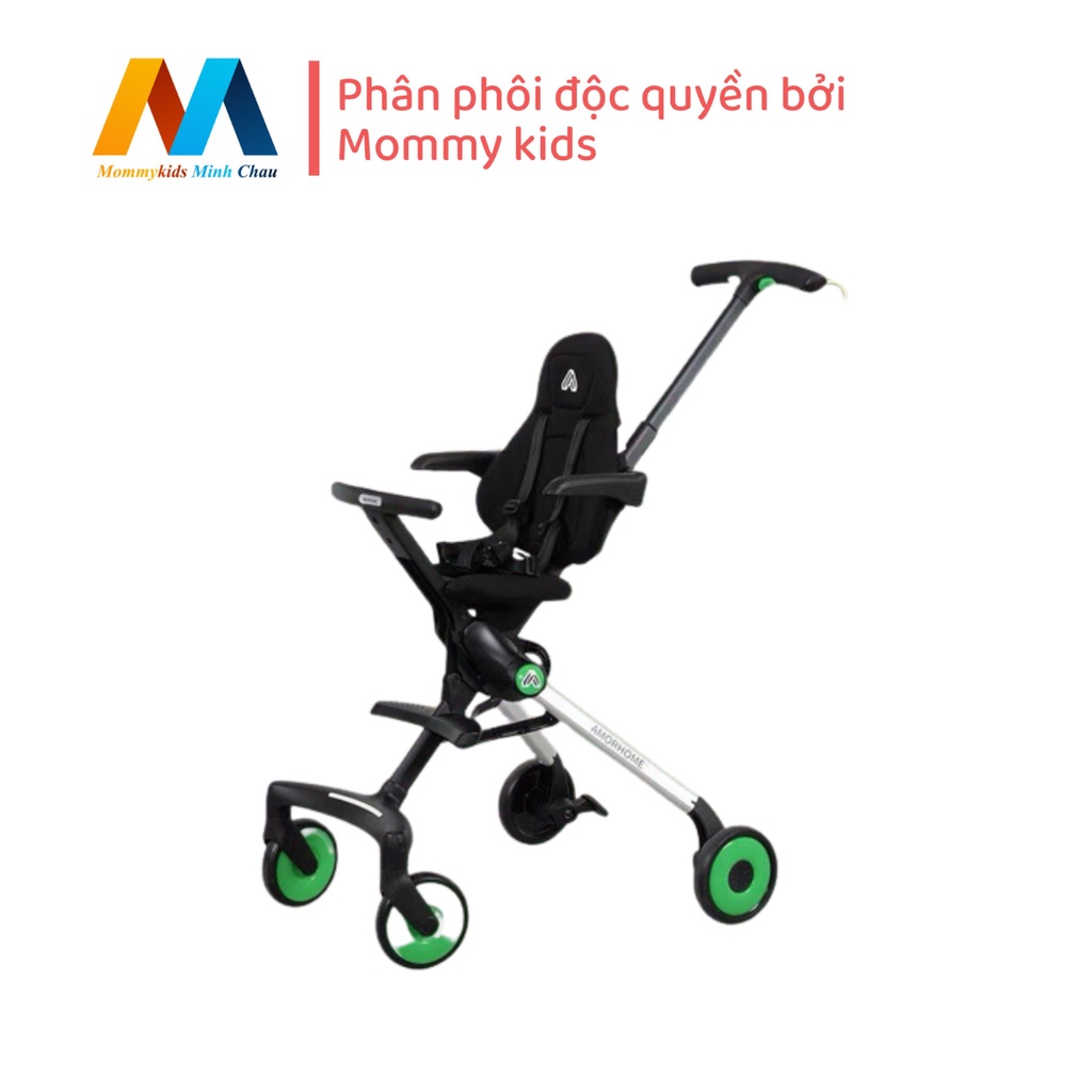 Xe đẩy du lịch LUCKMAN Amorhome cho bé siêu gọn, siêu nhẹ trọng tải đến 60kg đi máy bay