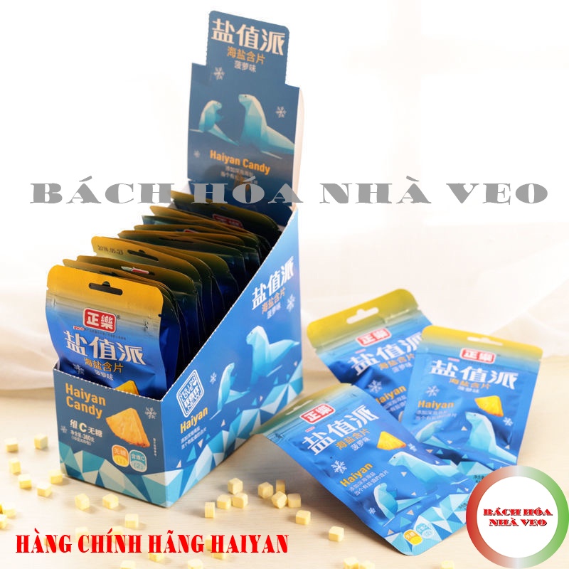 Kẹo Ngậm Hoa Quả Haiyan - Mát Lạnh Ngày Hè - Hàng Chuẩn, Date Mới