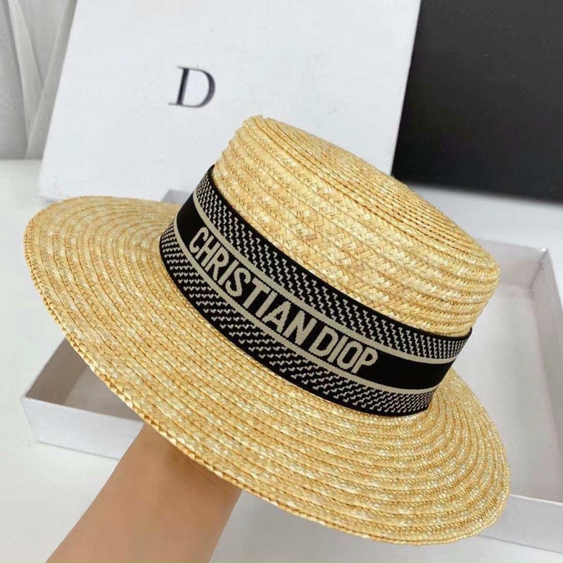 Mũ cói Gaucho 7cm đai Dio
