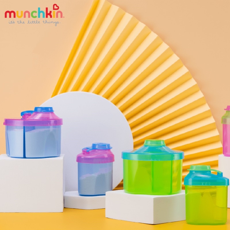 Bộ 2 hộp chia sữa Munchkin chính hãng hộp đựng sữa cho bé khi ra ngoài