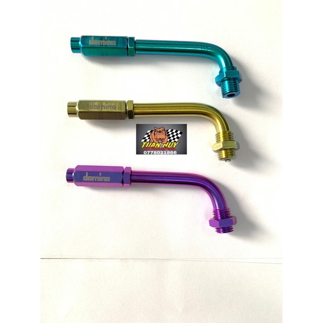 Đầu ống ga Titan xịn gắn cho cùm tăng Domino , Uma , Daytona đủ màu co ga