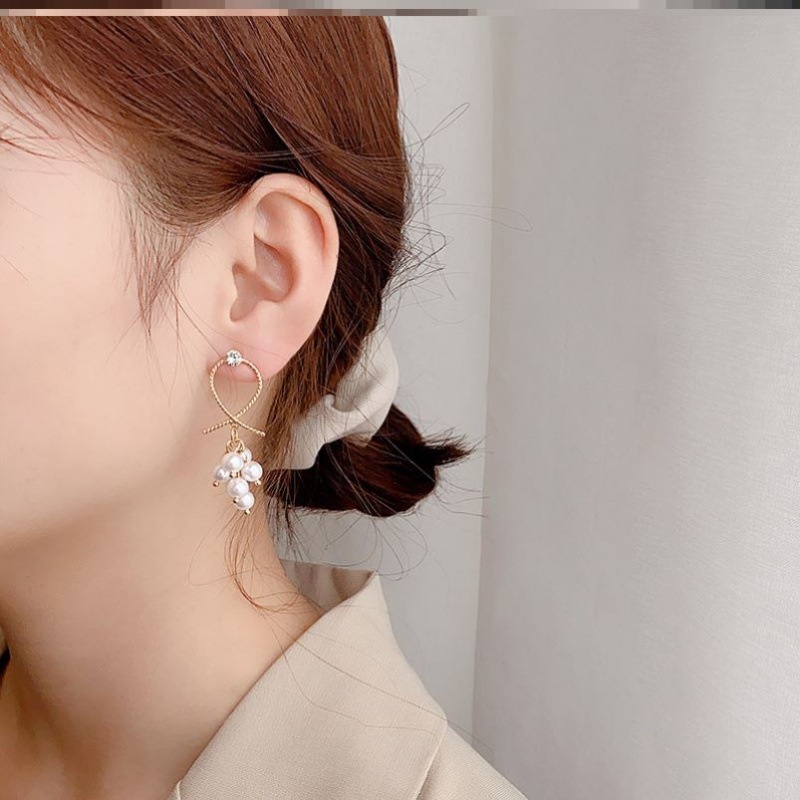 Đôi Bông Tai Ngọc Trai Thời Trang Cho Nữ