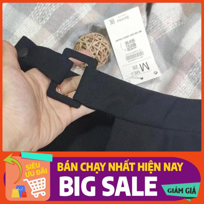 Quần bagyy đai lệch cạp cao siêu hót