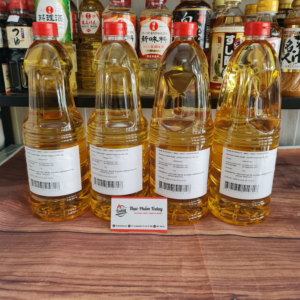 Gia vị nấu ăn Mirin King Jozo Hinode chai lớn 1.8L