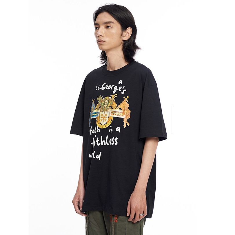 Áo thun 5THEWAY /faithless world/ New Tee Màu Đen