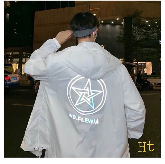 Áo gió Phản quang Sao 7 màu H2D988